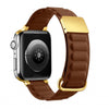 "Magnetic Band" Genuine Leather Band For Apple Watch - Brown