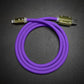 "Neon Chubby" Fast Charge Cable With Gold-plated Design