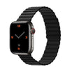 "Magnetic Band" Contrast Waterproof Silicone Band For Apple Watch - Black