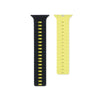 "Magnetic Sports Band" Breathable Silicone Band For Apple Watch - Black+Yellow