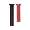 "Magnetic Sports Band" Breathable Silicone Band For Apple Watch - Black+Red