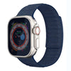 "Magnetic Woven Band" Stylish Denim Nylon Band For Apple Watch - Blue