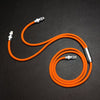 "Chubby" 2 In 1 Fast Charge Cable (Lightning+Lightning) - Orange