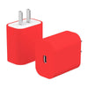 "Easter Chubby" Apple 20W Charger Silicone Case - Red