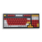 „Chubby Keycap“ Tastenkappen-Set für mechanische XDA-Tastaturen – Rot und Gelb 