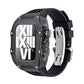 44/45mm Transparent Viton Conversion Case with Butterfly Buckle for Apple Watch