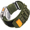 "Outdoor iWatch Strap" Mountaineering Nylon Canvas Loop For Apple Watch - Green