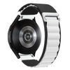 18mm & 20mm & 22mm Alpine Color Blocking Nylon Webbing for Samsung/Garmin/Fossil/Others - Black & White