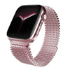 "Business Magnetic Strap" Metal Stainless Steel Strap for Apple Watch - Rose Red
