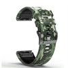22mm & 26mm Camouflage Silicone Adjustable Watch Band  for Samsung/Garmin/Fossil/Others - T1