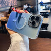 "Chubby“ MagSafe iPhone-Hülle mit mattem Farbverlauf - Blau