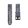 22mm & 26mm Camouflage Silicone Adjustable Watch Band  for Samsung/Garmin/Fossil/Others - T4