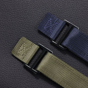 20mm & 26mm Outdoor Breathable Nylon Canvas Strap For Samsung/Garmin/Fossil/Others