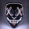 LED Light Mask - Get 50% OFF Mask Discount on Halloween-themed Purchases - White