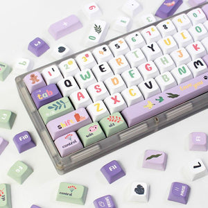 „Chubby Keycap“ XDA-Tastenkappen-Set für mechanische Tastaturen – Mittsommer-Thema