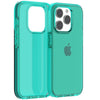 Bunte, transparente, stoßfeste iPhone-Hülle mit vollständiger Abdeckung - Grün