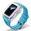 44/45mm Fashion Illusion One Piece Protective Case for Apple Watch - Blue
