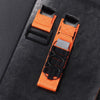 20mm & 26mm Outdoor Breathable Nylon Canvas Strap For Samsung/Garmin/Fossil/Others - Orange