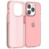 Colorful Transparent Shockproof Full Coverage iPhone Case - Pink