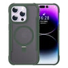2-in-1-iPhone-Hülle mit transparentem Magnetständer - Grün