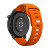 Rice Grain Sporty Breathable Silicone Strap For Samsung/Garmin/Fossil/Others - Orange