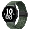 20mm & 22mm Solid Color Nylon Woven Magnetic Watch Strap for Samsung/Garmin/Fossil/Others - 03#