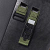 20mm & 26mm Outdoor Breathable Nylon Canvas Strap For Samsung/Garmin/Fossil/Others - Green