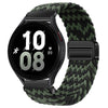 20mm & 22mm Striped Nylon Woven Magnetic Watch Strap for Samsung/Garmin/Fossil/Others - 13#