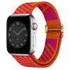 "Adjustable iWatch Band" Nylon Braided Loop For Apple Watch - Pumpkin Pastel Pink