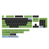 "Chubby Keycap" XDA Mechanical Keyboard Keycap Set - Green and Black - Picture Color