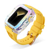 44/45mm Fashion Illusion One Piece Protective Case for Apple Watch - Yellow