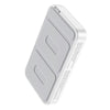 "See Through Me" MagSafe Q10 Magnetic Wireless Power Bank - White
