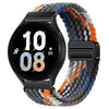20mm & 22mm Rainbow Nylon Woven Magnetic Watch Strap for Samsung/Garmin/Fossil/Others - 06#