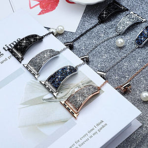 "Sparkling Band" Adjustable Metal Band For Apple Watch
