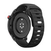 Rice Grain Sporty Breathable Silicone Strap For Samsung/Garmin/Fossil/Others - Black