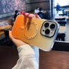 "Chubby“ MagSafe iPhone-Hülle mit mattem Farbverlauf - Orange