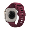 "Sports Band" Breathable Silicone Band For Apple Watch - Dark Red