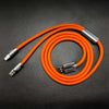 "Chubby Pro" 2 IN 1 Fast Charge Cable - Orange