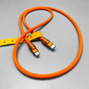 "Chubby Christmas" Christmas Special Fast Charge Cable - Orange