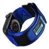 "Outdoor Band" Nylon Canvas Band For Apple Watch - Blue