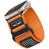 "Outdoor Climbing Band" Finely Woven Nylon Band For Apple Watch - Orange+Black