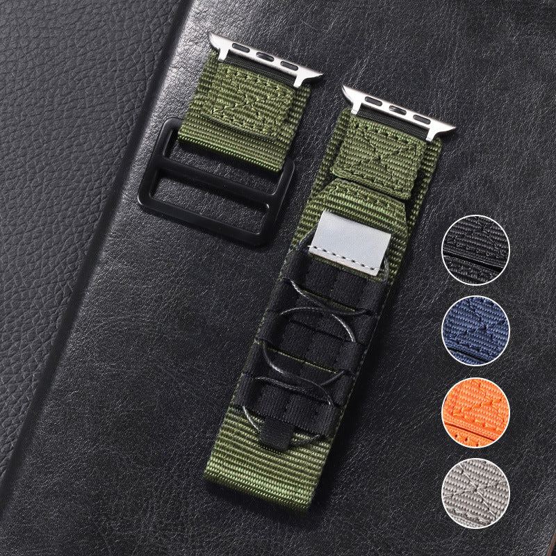 "Outdoor Strap" Mountaineering Nylon Canvas Loop For Apple Watch