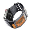 "Outdoor Weave Band" Climbing Nylon Velcro Sports Band For Apple Watch - Grey