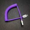 "Chubby" Spring Fast Charge Cable - Purple