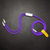 "Chubby" 2 IN 1 100W Charge Cable - Purple