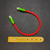 "Color Block Chubby"  Power Bank Friendly Cable - More colors - Red+Green