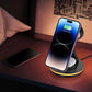 Rotary folding 3-in-1 wireless charger watch headset multi-function magnetic wireless charger
