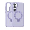 Rotating Invisible Stand Magnetic Case With For Samsung S24 Ultra - Purple