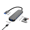 "Cyber" Wireless Charging USB 3.0 HUB Dock - 4 In 1 [USB-A]