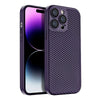 "Chubby" Mesh Cooling iPhone Case - With Lens Film - Purple